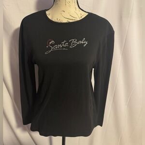 Santa baby bling shirt